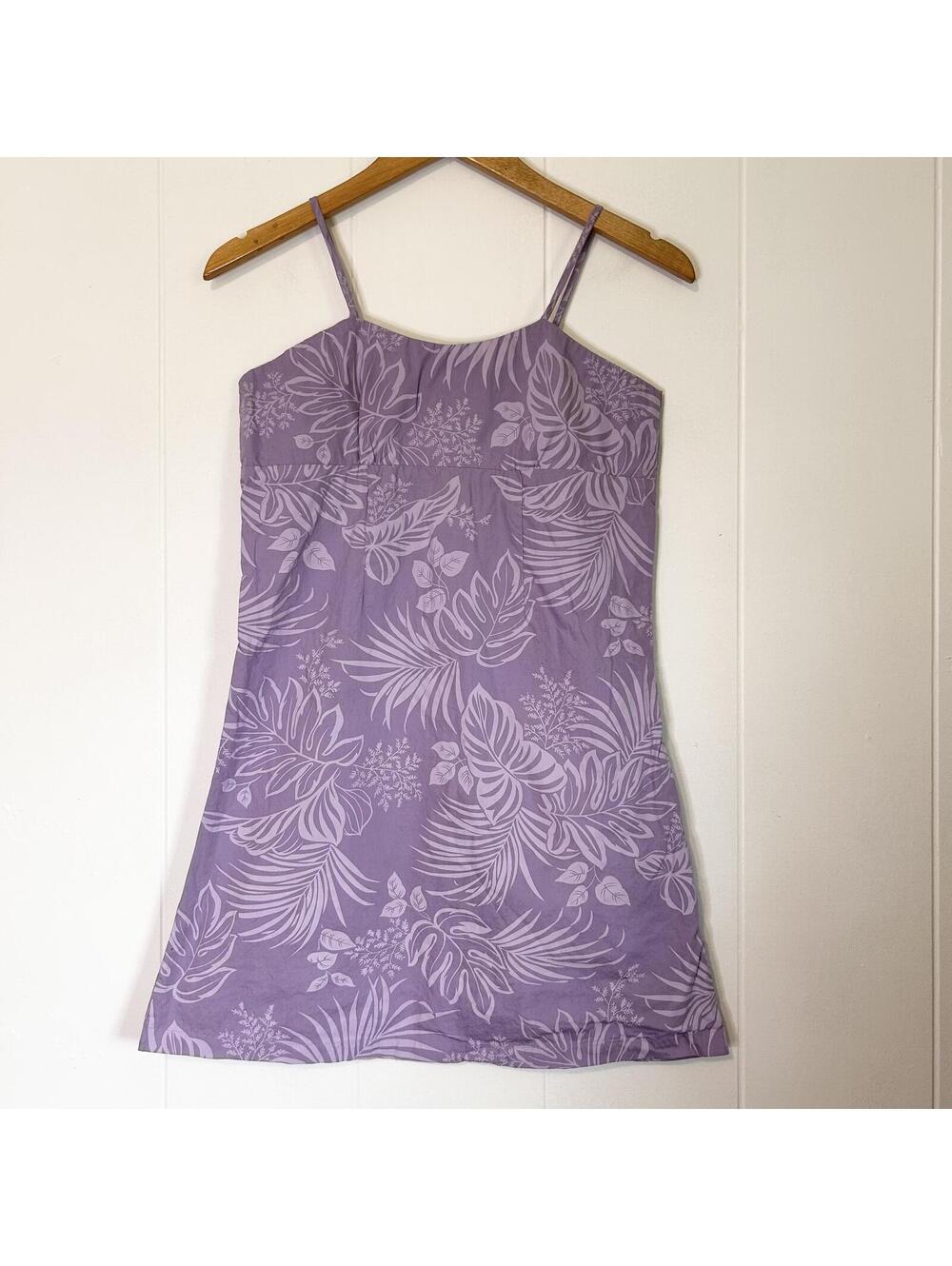 Ky’s Hawaii Hawaiian Print Tropical Spaghetti Strap Mu'umu'u Dress Girls 14